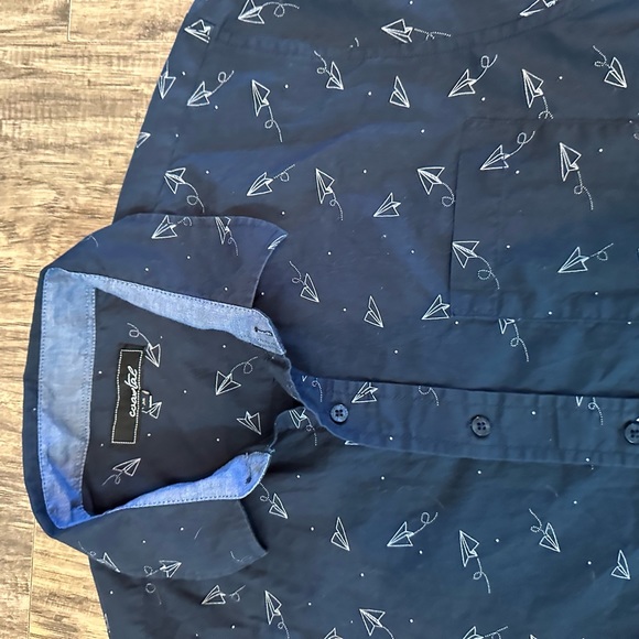 Navy blue men’s shirt - Picture 5 of 6